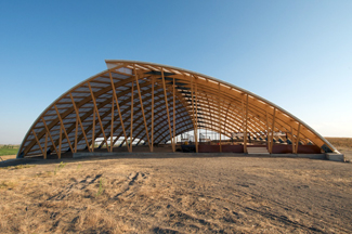 The new shelter structure at Catalhoyuk